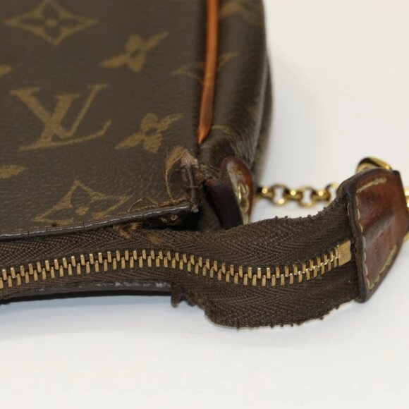 Louis Vuitton Monogram Pochette Eva Crossbody Shoulder Handbag *READ* - Picture 14 of 16